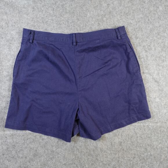 Vintage Ralph Lauren Shorts Womens 14 Preppy Chino Golf Blue 5" Old Money - Picture 8 of 9